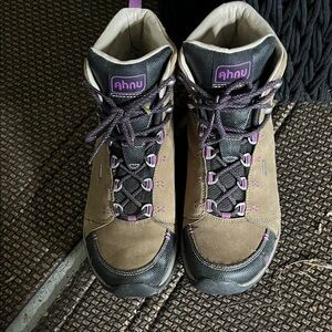 Ahnu Women's Athletic Shoes - Brown and Purple